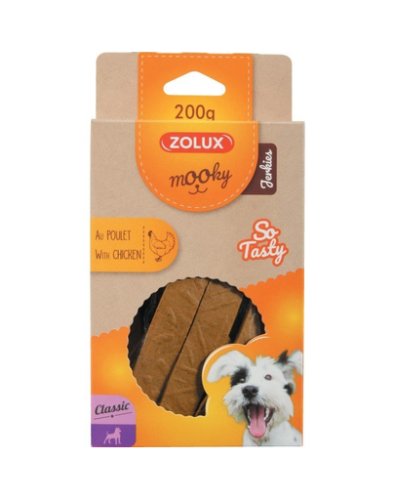 Zolux recompense mooky classic jerkies cu pui 200 g