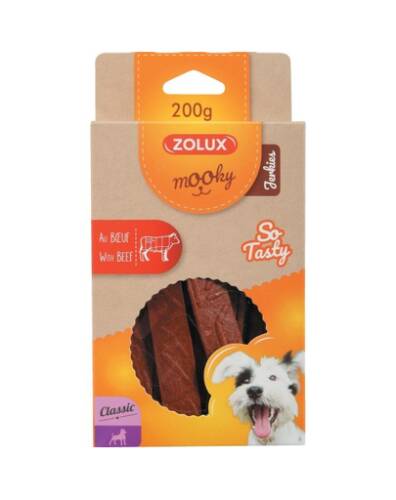 Zolux recompense mooky classic jerkies cu vită 200 g