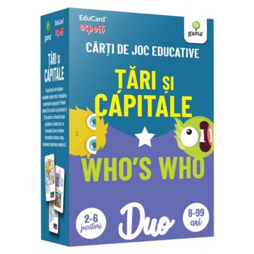 Gama Duocard - Țări și capitale. who's who