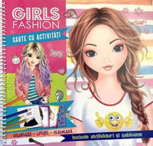 Girls fashion-carte cu activitati