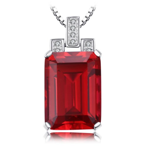 Colier din argint ruby red wish