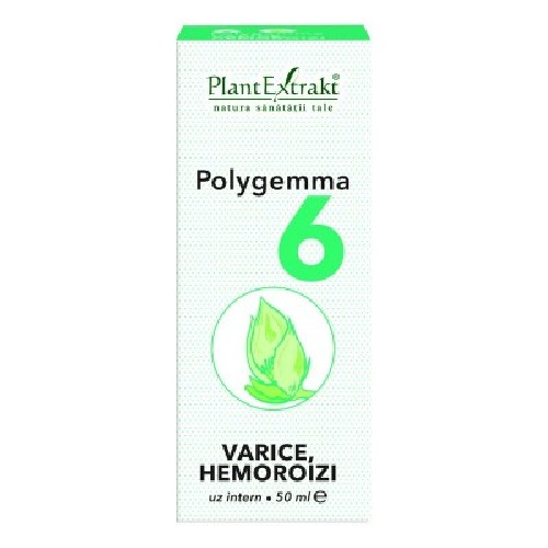 Polygemma 6 - varice, hemoroizi - 50ml plantextrakt