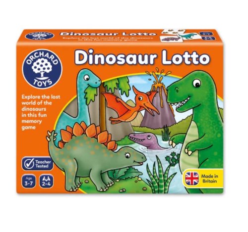 Joc educativ orchard toys dinozaur lotto