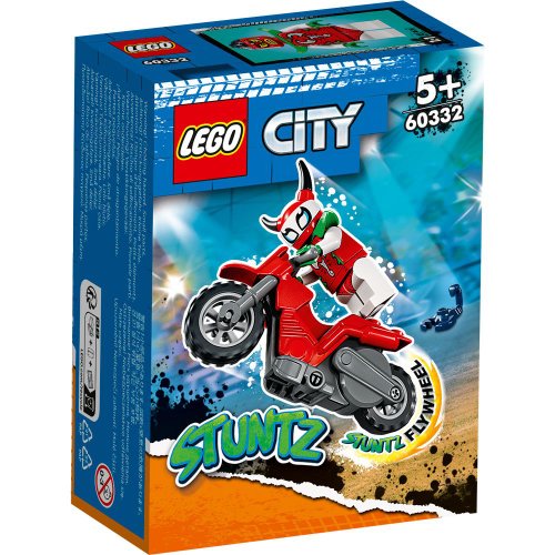 Lego city motocicleta scorpion de cascadorii 60332