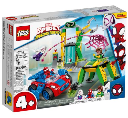 Lego super heroes spider-man in laboratorul lui dock ock 10783