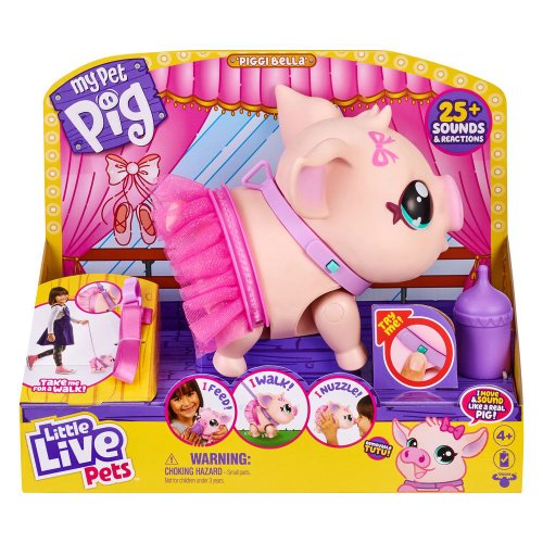 Purcelus interactiv little live pets my pet pig balerina