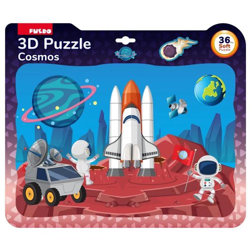Puzzle 3d cu piese moi puedo 36 piese space