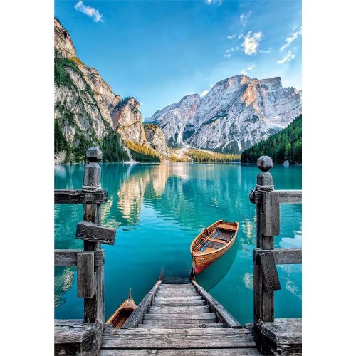 Puzzle 500 piese clementoni high quality collection lacul braies 35039