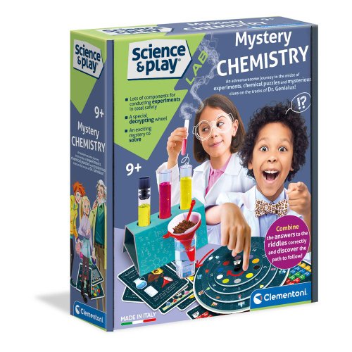 Set educativ clementoni science play laboratorul de chimie misterioasa