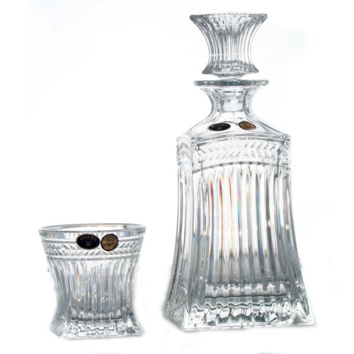 Imperial set 6 pahare si decantor cristal whisky