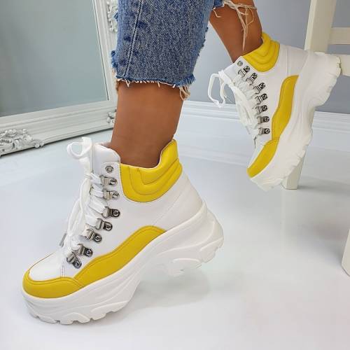 Adidasi fifi yellow/white #1767a