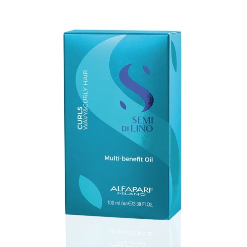 Alfaparf semi di lino - ulei pentru par cret sau ondulat curls multi-benefit oil 100 ml