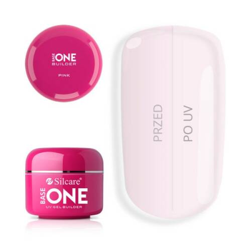 Silcare Polonia-base One Gel uv base one pink 15g