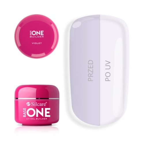 Silcare Polonia-base One Gel uv base one violet 15g
