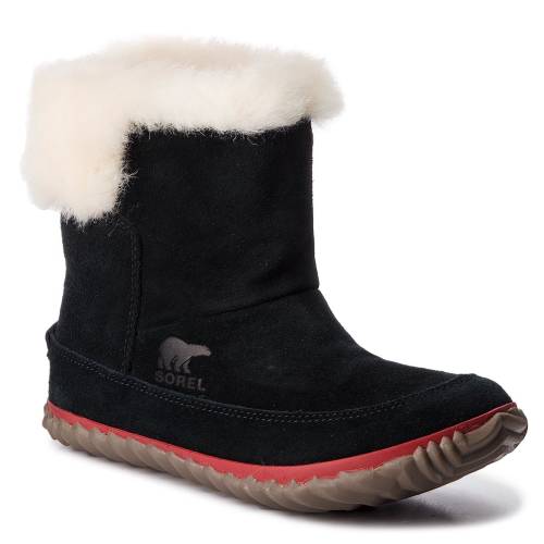 Botine sorel - out n about bootie nl3073 black/natural 010