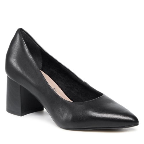 Pantofi închiși tamaris - 1-22420-28 black leather 003