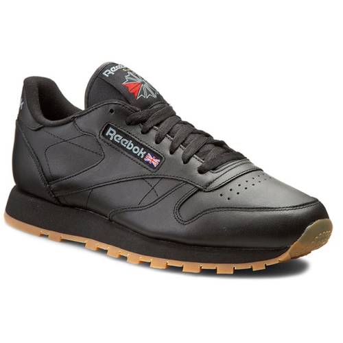 Pantofi reebok - cl lthr 49800 black/gum