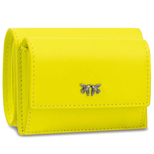 Portofel mic de damă pinko - chandler wallet with flap m vi ai 19-20 pltt 1p21el y5ff giallo fluo h72