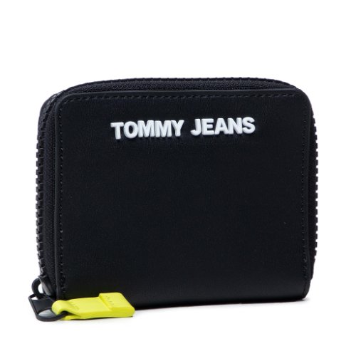 Portofel mic de damă tommy jeans - tjw pu small za aw0aw10685 bds