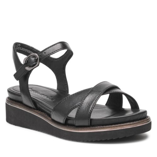 Sandale tamaris - 1-28225-28 black leather 003