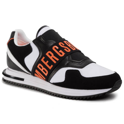 Sneakers bikkembergs - haled b4bkm0053 black/white/orange