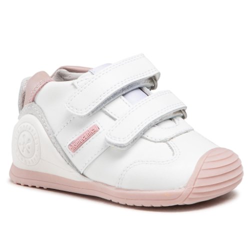 Sneakers biomecanics - 151157 g2-blanco y rosa
