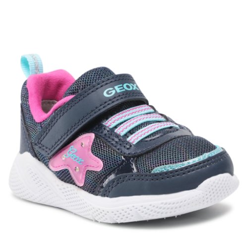 Sneakers geox - b sprintye g. d b254td 01454 c4268 m navy/fuchsia