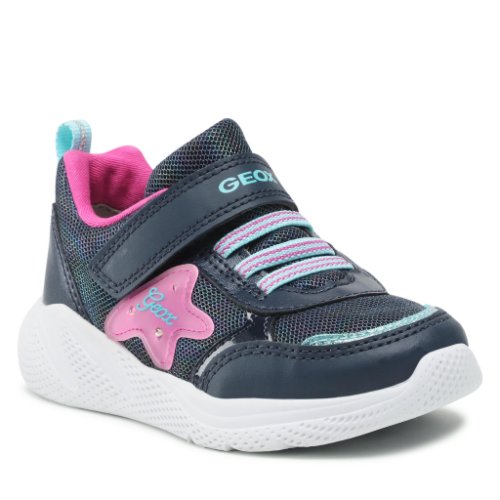 Sneakers geox - b sprintye g. d b254td 01454 c4268 s navy/fuchsia