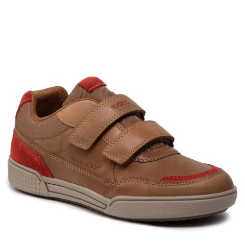 Sneakers geox - j poseido b. c j16bcc 0clfu c6n7v d cognac/red