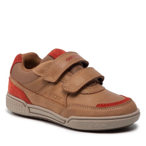 Sneakers geox - j poseido b. c j16bcc 0clfu c6n7v s cognac/red