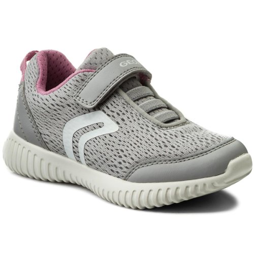 Sneakers geox - j waviness g. c j826dc 01454 c1296 s lt grey/pink