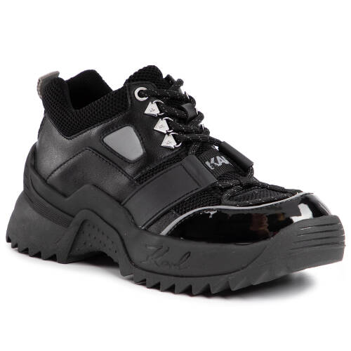 Sneakers karl lagerfeld - kl61525 black lthr/textile