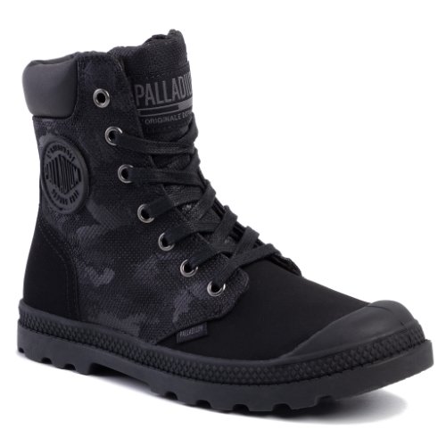 Trappers palladium - knit lp camo w 95551-008-m black