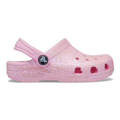 Saboti crocs toddler classic glitter clog roz - flamingo