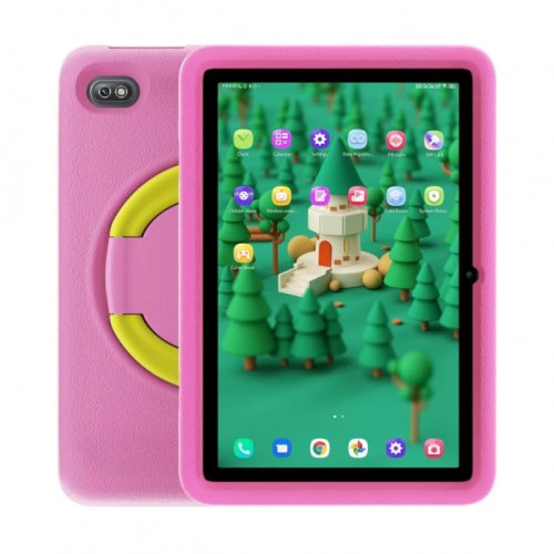 Tableta blackview tab 7 kids, pudding pink, 4g, ips 10.1 hd+, android 11, 3gb+2gb ram, 32gb rom, unisoc t310 quadcore, 6580mah, dual sim