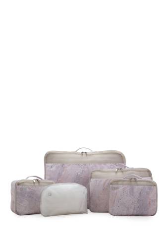 Accesorii femei traveler\'s choice toiletry 5-piece set marble pink