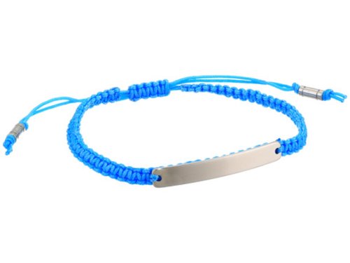 Bijuterii barbati fossil neon lights fabric id bracelet blue