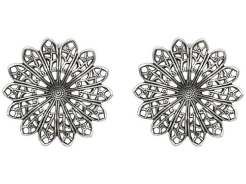 Bijuterii femei alex and ani amaryllis earrings silver