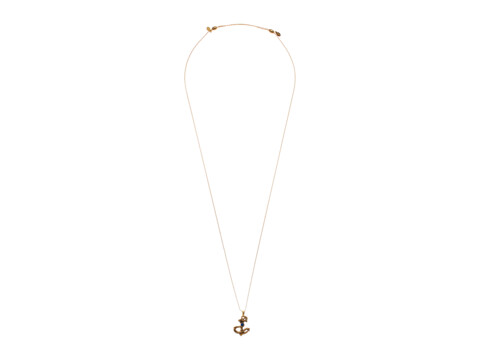 Bijuterii femei alex and ani anchor iii necklace gold