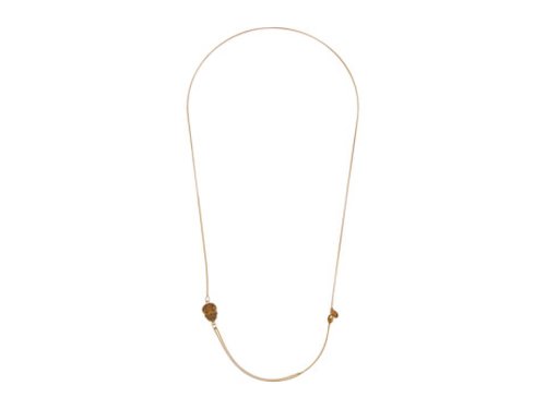 Bijuterii femei alex and ani calavera pull chain necklace - precious metal 14kt gold plated