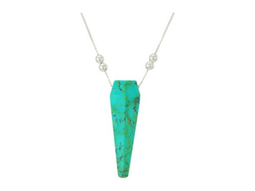 Bijuterii femei alex and ani turquoise pendulum necklace sterling silver