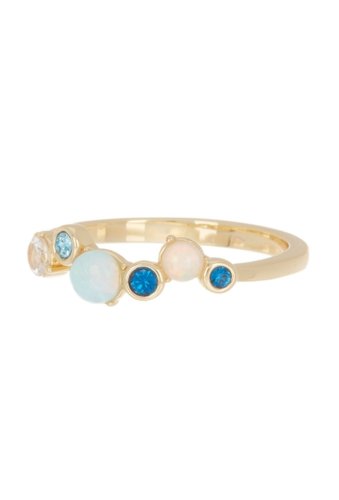 Bijuterii femei covet blue opal ring multi