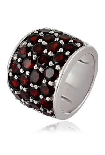 Bijuterii femei forever creations usa inc sterling silver red garnet ring red