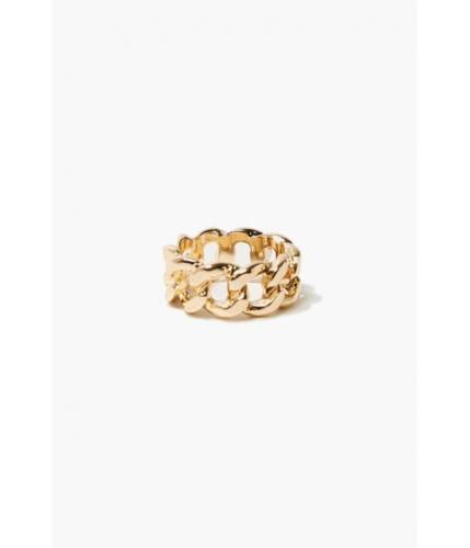 Bijuterii femei forever21 curb chain ring gold