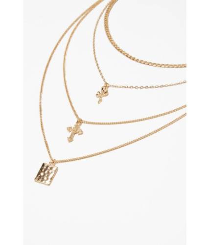 Bijuterii femei forever21 pendant necklace set gold