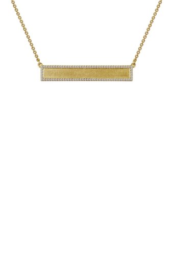 Bijuterii femei lafonn gold plated sterling silver engravable bar necklace white