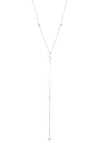 Bijuterii femei nordstrom rack multi cz y-necklace clear- gold