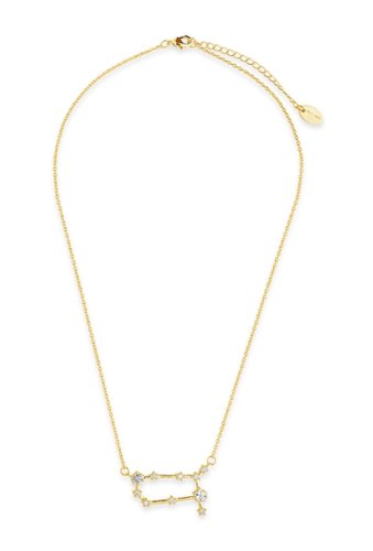 Bijuterii femei sterling forever delicate constellation cz gemini pendant necklace gold