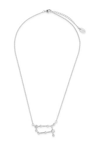 Bijuterii femei sterling forever delicate constellation cz gemini pendant necklace silver