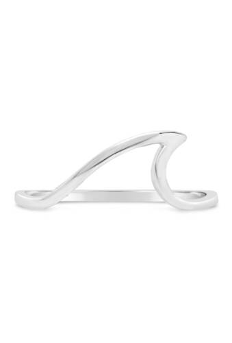 Bijuterii femei sterling forever sterling silver wave ring silver